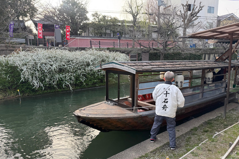 Kyoto: Fushimi Sake District Tour with Boat Ride Small Group Tour