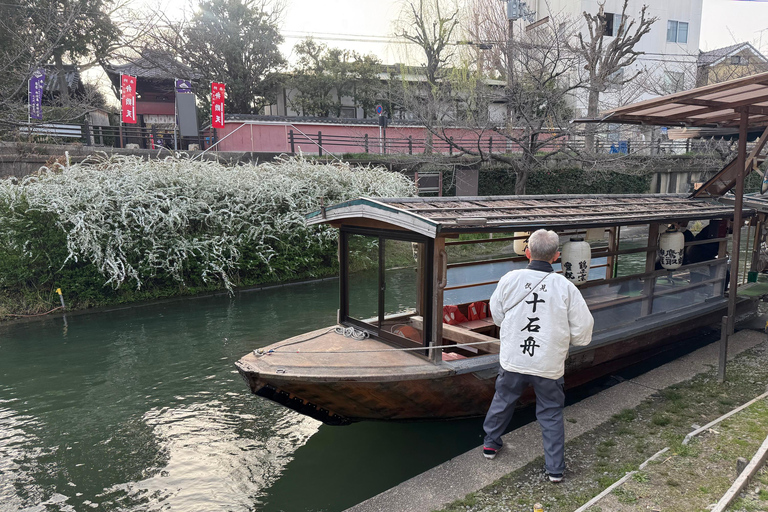 Kyoto: Fushimi Sake District Tour with Boat Ride Small Group Tour