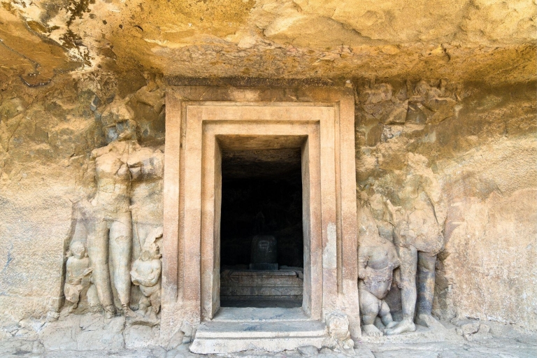 Mumbai: Elephanta Caves Private Tour with Ferry Ride Private Tour with Entry Tickets for Indian Nationals
