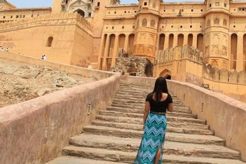 Jaipur : visite d&#039;une jounée touristique en voiture avec guideVisite d&#039;une jounée avec guide seulement - (sans voiture ni chauffeur)