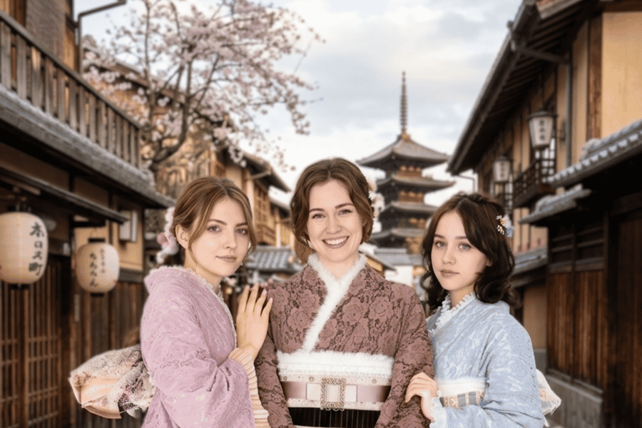 Kyoto: Kimono- oder Yukata-Erlebnis – über 1.000 Mix-&-Match-Stile. Foto: GetYourGuide Kyoto: Kimono- oder Yukata-Erlebnis – über 1.000 Mix-&-Match-Stile. Foto: GetYourGuide