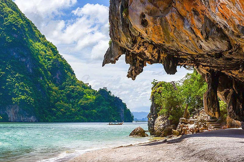 Da Khao Lak: Tour del tramonto e dell&#039;avventura in canoa alla James BondGuida turistica francese