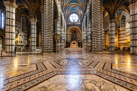 Siena & San Gimignano: Wine & Culinary Tasting from Florence Siena & San Gimignano:Tuscan Lunch, Wine Tasting + Cathedral
