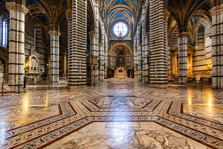 Siena & San Gimignano: Wine & Culinary Tasting from Florence Siena & San Gimignano:Tuscan Lunch, Wine Tasting + Cathedral