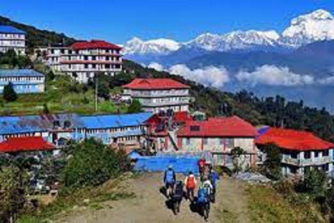 Kathmandu: Caminhada de 6 dias em Ghorepani, Poonhill e GhandrukTour particular de trekking com refeições incluídas.