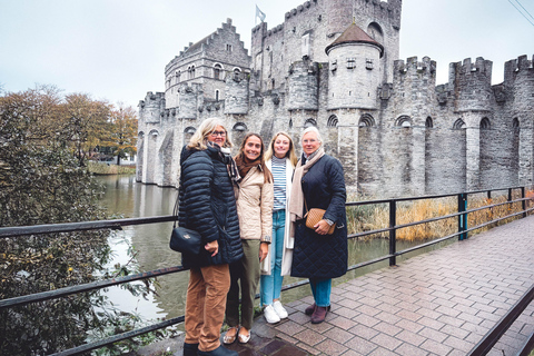 A partir de Bruxelas: excursão privada a Bruges e Gante com degustaçãoMinivan (1 a 7 pessoas)