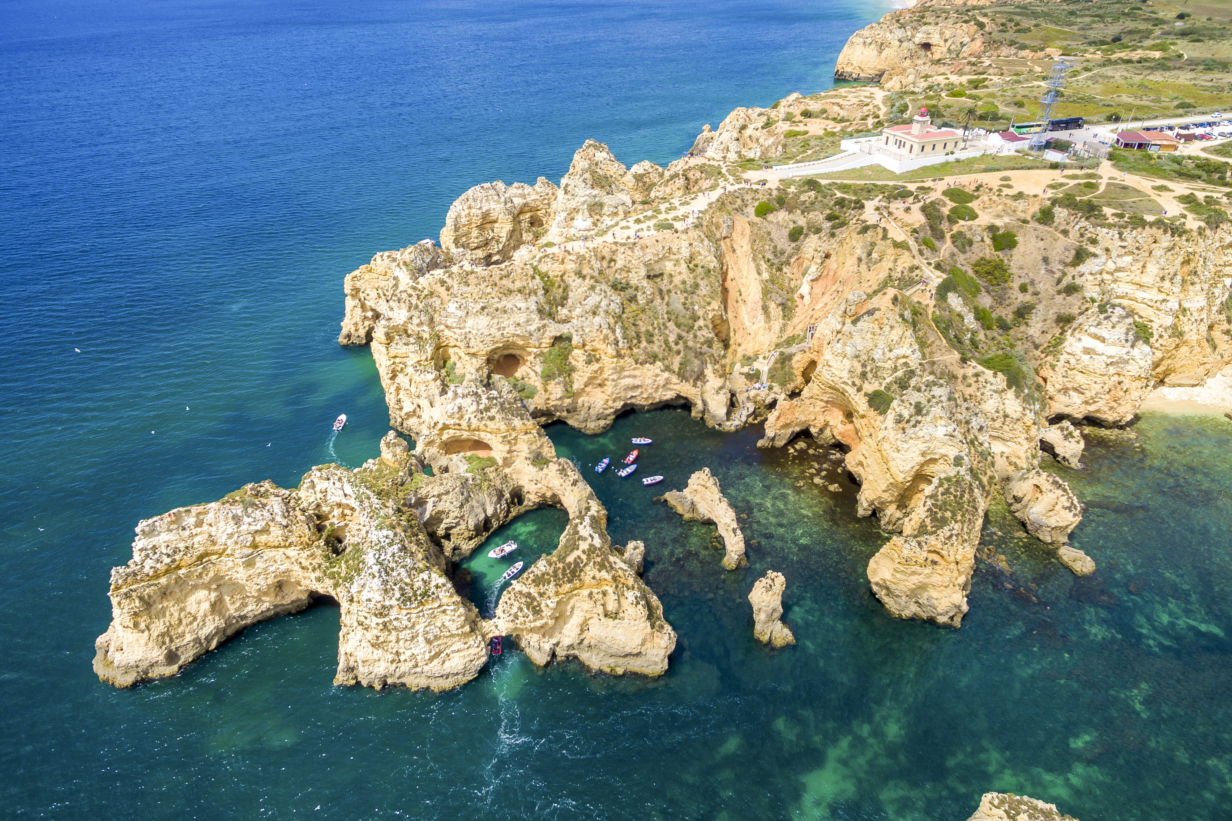 Lagos: Piedade Caves & Coastline - Catamaran